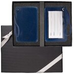 Venezia (TM) Luggage Tag Set - Navy Blue