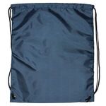 Ventoux 210D Polyester Drawstring Cinch Pack Backpack - Navy Blue