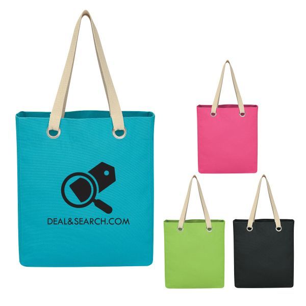 Main Product Image for Imprinted Vibrant Cotton Canvas Tote Bag