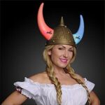 Viking helmet with light-up horns -  