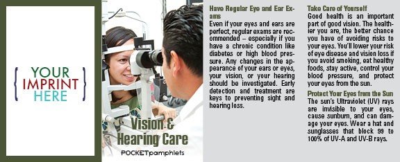 Main Product Image for Vision & Hearing Care Pocket Pamphlet