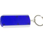 "VOYAGER" Slim Keyholder Keylight with Bright White LED Light - Trans Blue