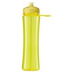 Water bottle - 24 oz Polysure Exertion Bottle w/Grip - Translucent Yellow