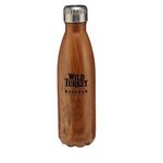 Buy Custom Printed Water Bottle - Woodgrain Cascade 17 Oz
