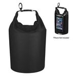 Waterproof Dry Bag With Window - Clear With Black