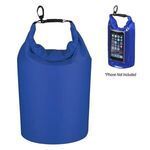 Waterproof Dry Bag With Window - Clear With Royal