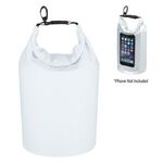 Waterproof Dry Bag With Window - Clear with White
