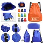 Waterproof Nylon Drawstring Backpack -  