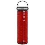 Wave 24 oz. Tritan Infuser - Quick Snap Lid - Transparent Red