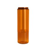 Wave 24 oz. Tritan Shaker Bottle - Quick Snap Lid - Transparent Orange