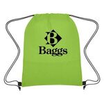 Wave Design Non-Woven Drawstring Bag -  