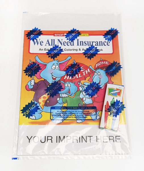 Main Product Image for We All Need Insurance Coloring And Activity Book Fun Pack