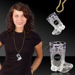 Western Boot Shot Glass Medallion