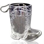 Western Boot Shot Glass Medallion