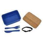 Wheat Lunch Set With Bamboo Lid -  