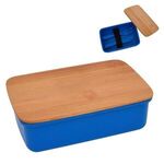 Wheat Lunch Set With Bamboo Lid -  