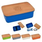 Buy Giveaway Wheat Lunch Set With Bamboo Lid