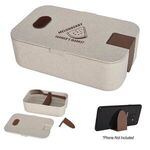 Wheat Lunch Set With Phone Holder -  