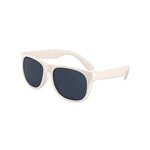 Wheat Straw Classic Sunglasses - White