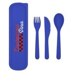 Wheat Utensil Set - Blue