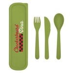 Wheat Utensil Set - Lime