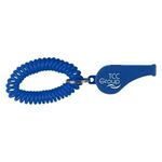 Whistle With Coil - Royal Blue