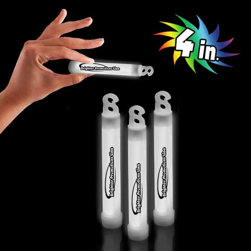 Main Product Image for White 4" Premium Glow Sticks