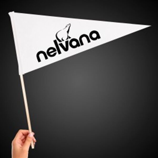 Main Product Image for White Felt Pennant Banner