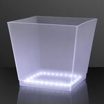 White LED Bottle Service Ice Bucket