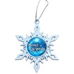 Buy Personalized White Snowflake Christmas Holiday Ornament
