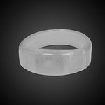 White Soundsation Light Up Glow LED Bangle Bracelet - Bright White