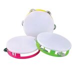 White Top Tambourines - Assorted Neon Colors