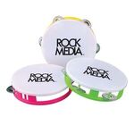White Top Tambourines - Assorted Neon Colors