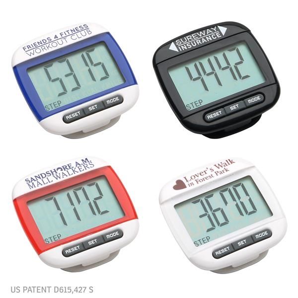 Main Product Image for Custom Widescreen Walker Multi-Function Pedometer