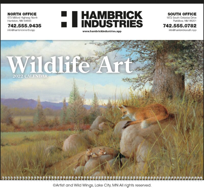 Main Product Image for Wildlife Art 2022 Calendar