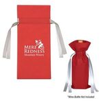 Wine Bottle Non-Woven Gift Bag - Red