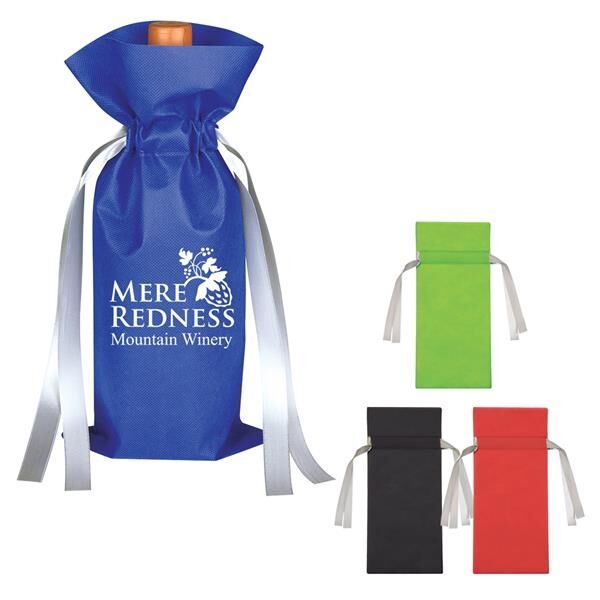 Main Product Image for Wine Bottle Non-Woven Gift Bag