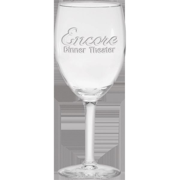 Main Product Image for Wine Glass Custom Etched 8 Oz