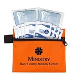 Wipe it Down Travel Kit in Zippered Pouch - Orange