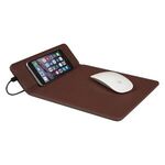Wireless Charging Mouse Pad With Phone Stand -  
