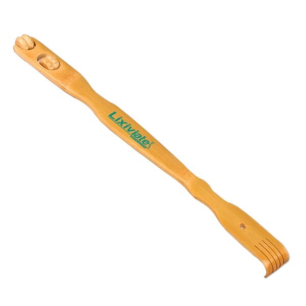 Main Product Image for Wood Back Scratcher with Two Massaging Rollers