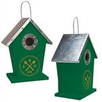 Buy Wood Birdhouse With Metal Roof