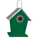 Wood Birdhouse with Metal Roof