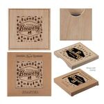 Wood Bottle Opener Coaster