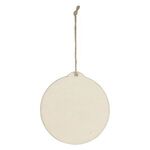 Wood Ornament - Circle -  