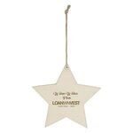 WOOD ORNAMENT - STAR