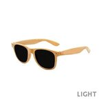 Wood Tone Sunglasses