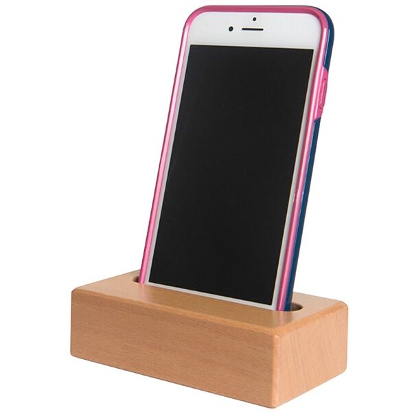 Main Product Image for Wooden Block Phone Holder