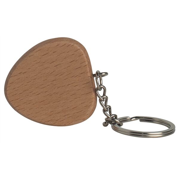 Main Product Image for Promotional Wooden Heart Keyring