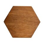 Wooden Hexagon Puzzle - Brown